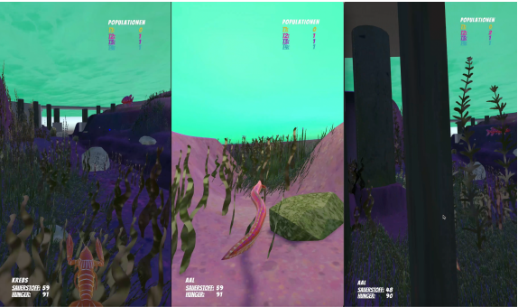 Landschaft aus einem Computerspiel